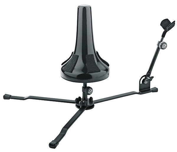 K & M 1514 Waldhornständer schwarz  