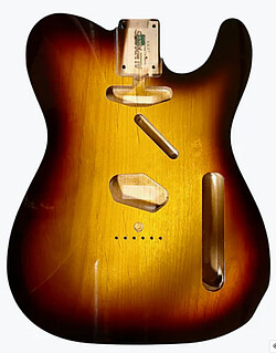 AP TBF-3SB Body 3-tone sunburst, alder  