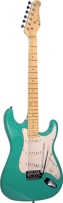 Career Stage-1 E-Gitarre surf green/mpl  