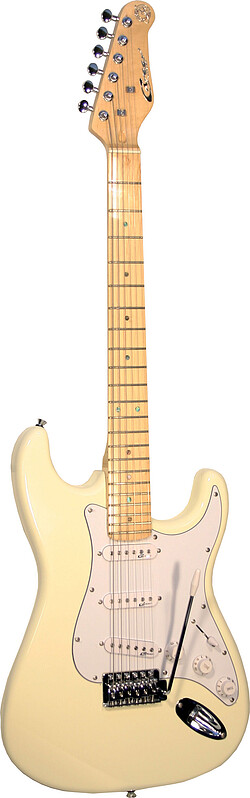 Career Stage-1 E-Gitarre vint. white/mpl 