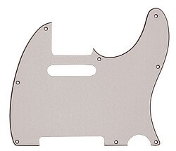 Pickguard T-Type 3ply, weiß  