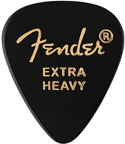 Fender® 351 Picks, XHeavy, Black 12  