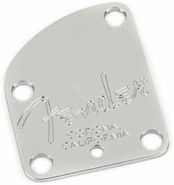 Fender® American Deluxe Neckplate chrome 