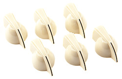 Fender® Chicken Head Amp Knob cream (6)  