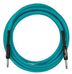 Fender® Glow in the dark Kabel blue 5,5m 