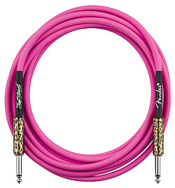 Fender® Joe Strummer Cable Pink/Leopard  