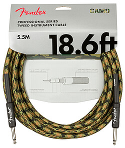 Fender® Prof. Series Kabel 5,5m Woodland 