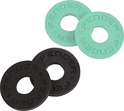 Fender® Strap Blocks Pack 2xbk 2xseafoam 