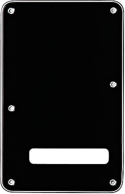 Fender® Strat® Backplate 3ply black  