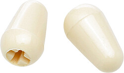 Fender® Strat® Switch Tip aged white (2) 