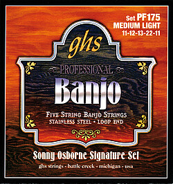 GHS PF 175 5-Str. Banjo String St. Steel 