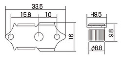 Gotoh SE-780 Mechanik 3L3R satin nickel  