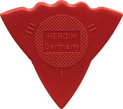 Herdim Plectren 3 Stärken rot Pack/100  