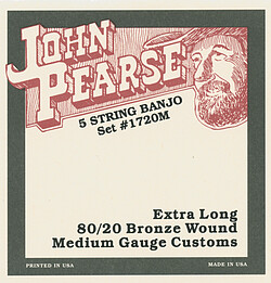 J. Pearse 1720M Med. Cust. 5-str. Banjo  