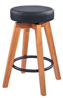 K & M 13860 Gitarrenstuhl, natur matt KL 