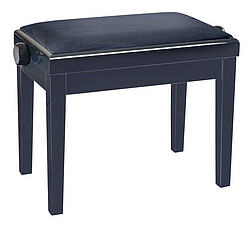 K & M 13975 Klavierbank schw. pol. Vel.  