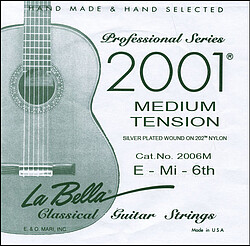 La Bella Einzelsaite 2001 Medium E6  