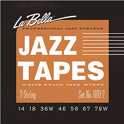 La Bella Jazz Tapes 600-7 Wh.Nylon 7-Str 