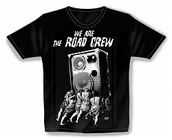 T-Shirt schwarz Road Crew M  