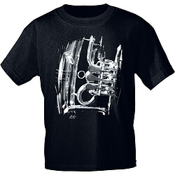 T-Shirt schwarz Tenorhorn L  