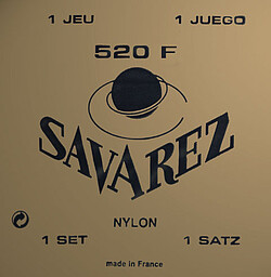 Savarez 520 F rot, Standard Tension G3w  