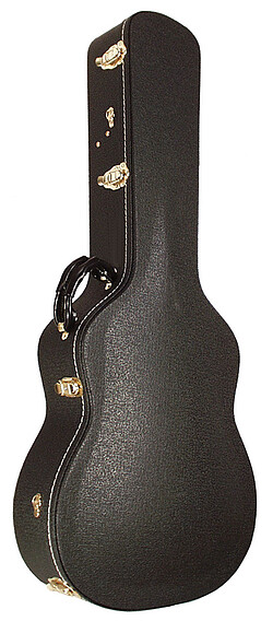 SCC Gitarrenkoffer OM schwarz arched  