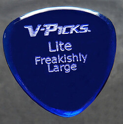 V-Pick Freak. Large Round Lite Pick blue 