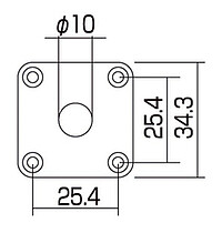 AP AP 0633-002 Buchsenplatte L.P. gold  