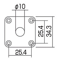 AP AP 0633-028 Buchsenplatte L.P. cream  