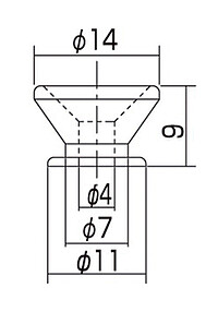 AP AP 0670-B01 Gurtknöpfe Bulk/30 nickel 