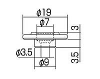 AP AP 6710-003 String Guides Bass schw.  