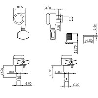 AP TK-7106-001 True Lok Mini 6l nickel  