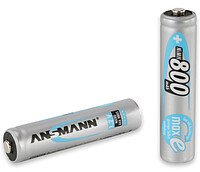 Ansmann NiMH Akku Micro AAA 800mAh (4)  