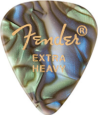 Fender® 351 Picks, XHeavy, Abalone 12  