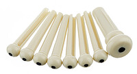 Fender® Bridge Pins ivory/​black dot  