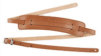 Fender® Del. Vint. Leather Strap, nat.  