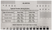 Fender® String Action Gauge  