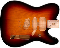 Fender T-Body Deluxe Alder 3-tone sunb.  