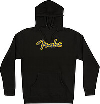 Fender® Yellow Stitch Logo Hoodie bk XXL 