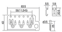 Gotoh 510TS-SF2 Tremolo chrom  