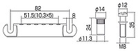 Gotoh GE-101A-T Stop Tailpiece nickel  