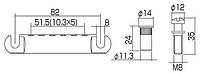 Gotoh GE-101Z-T Stop Tailpiece nickel  