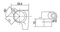 Gotoh SG 381 MG Mechanik 3L3R chrom  