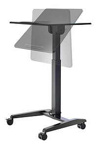 K & M 12186 Laptop-Tisch, schwarz  