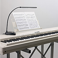 K & M 12296 LED Pianoleuchte schwarz  