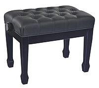 K & M 13982 Klavierbank Deluxe bk pol KL 