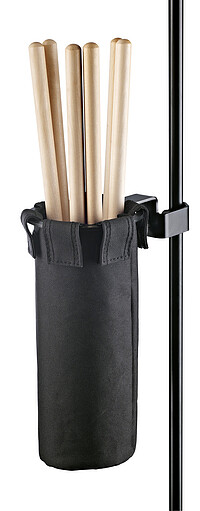 K & M 16450 Drum Stick Halter, schwarz  