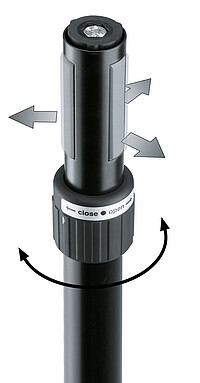 K & M 21360 Distanzrohr Ring Lock 75cm  