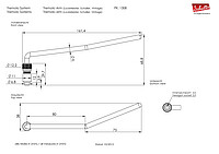 Schaller FR Tremolo Arm kmpl. black chr. 