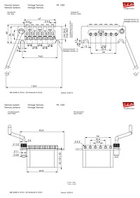 Schaller Vintage Tremolo 37mm black chr. 